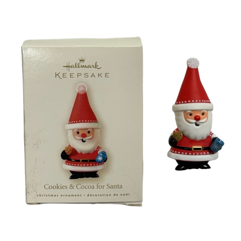Hallmark “Cookies & Cocoa for Santa” keepsake ornament with original box.